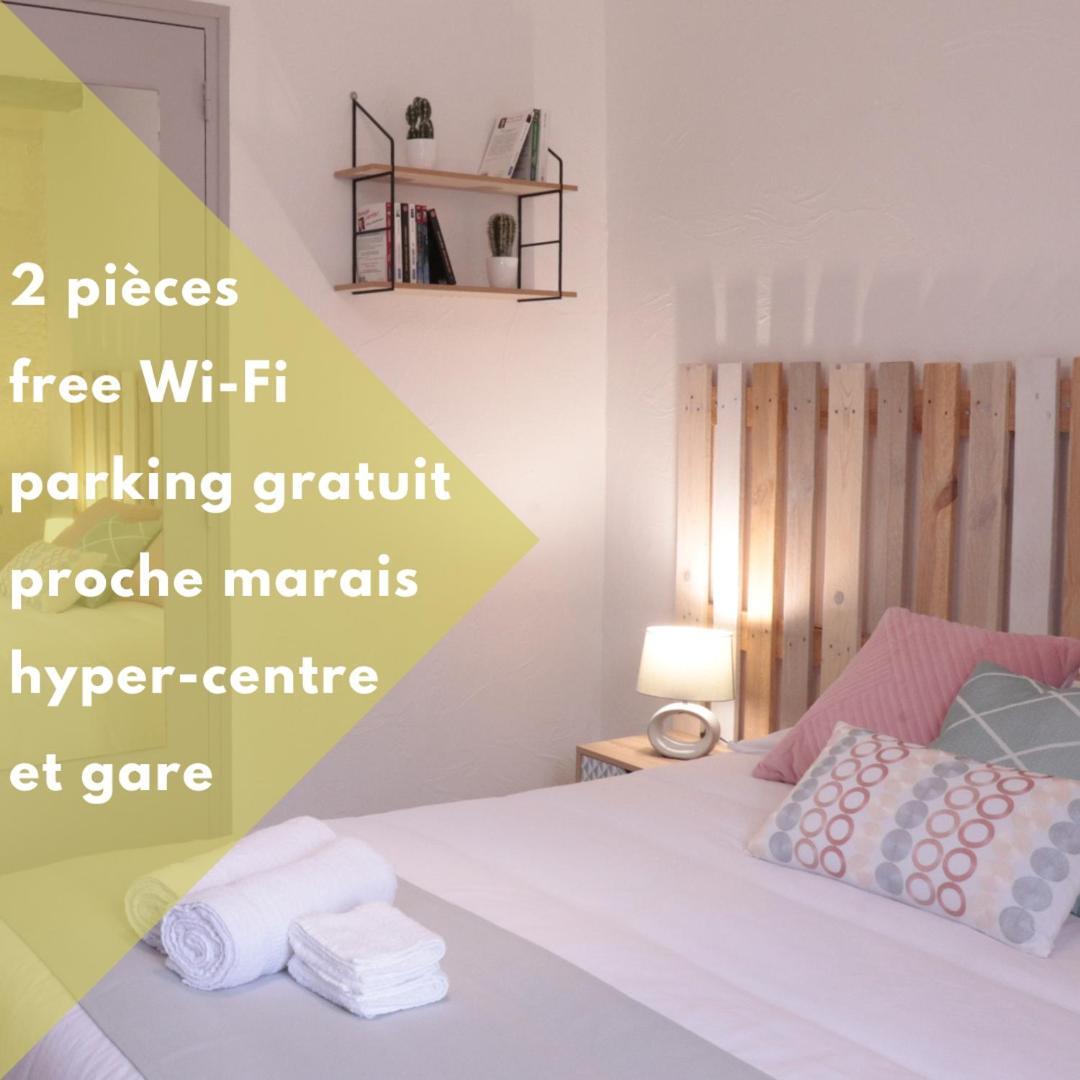 Le Vaillant, Appartement T2, Proche Gare, Hyper-Centre Et Marais, 1 A 2 Personnes, Wifi Бурж Екстер'єр фото